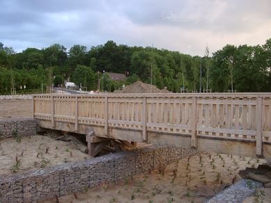 Passerelles sur pilotis