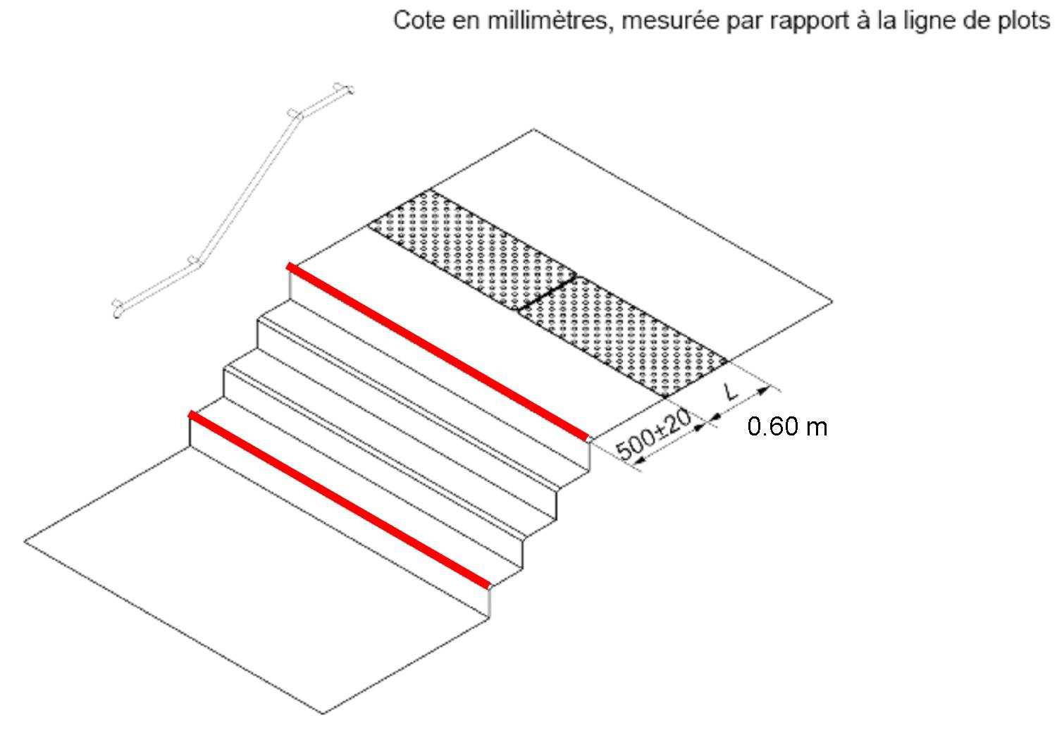 escalier exterieur norme pmr